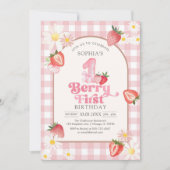 Invitation pour le 1er anniversaire de Berry First (Devant)