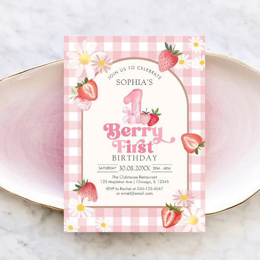 Invitation pour le 1er anniversaire de Berry First