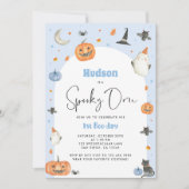 Invitation pour le 1er anniversaire de Blue Spooky (Devant)