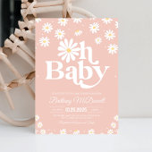 Invitation pour le 1er anniversaire de Boho Daisy 