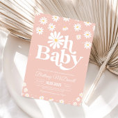 Invitation pour le 1er anniversaire de Boho Daisy 