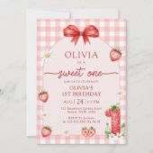 Invitation pour le 1er anniversaire de Bow Berry S (Devant)
