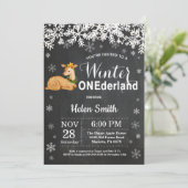 Invitation pour le 1er anniversaire de cerf de One (Debout devant)