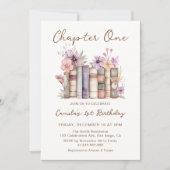 Invitation pour le 1er anniversaire de Chapter One (Devant)