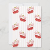 Invitation pour le 1er anniversaire de Cherry on T (Dos)