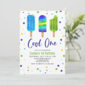 Invitation pour le 1er anniversaire de Cool One (Debout devant)