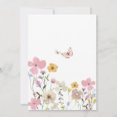 Invitation pour le 1er anniversaire de Fairy First (Dos)