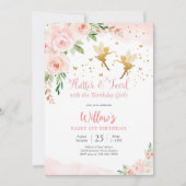 Invitation pour le 1er anniversaire de Fée (Devant)