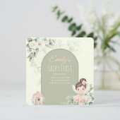 Invitation pour le 1er anniversaire de Fée Fleur M (Debout devant)