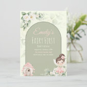 Invitation pour le 1er anniversaire de Fée Fleur M (Debout devant)