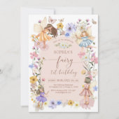 Invitation pour le 1er anniversaire de Fée Premièr (Devant)