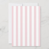 Invitation pour le 1er anniversaire de fille avec (Dos)