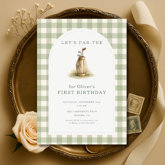 Invitation pour le 1er anniversaire de Golf Par-Te
