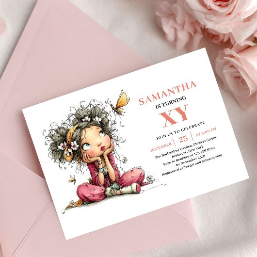 Invitation pour le 1er anniversaire de Graceful Fa