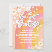 Invitation pour le 1er anniversaire de Groovy Dais (Devant)