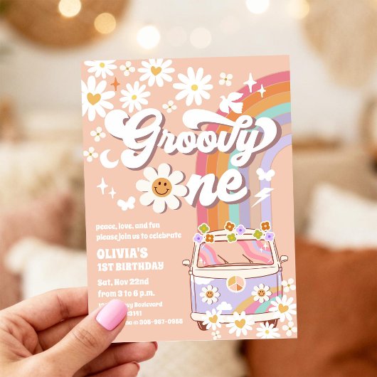Invitation pour le 1er anniversaire de Groovy Dais