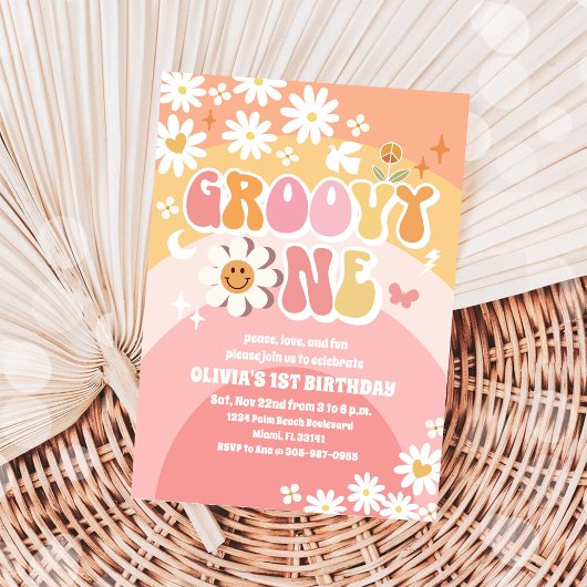 Invitation pour le 1er anniversaire de Groovy Dais