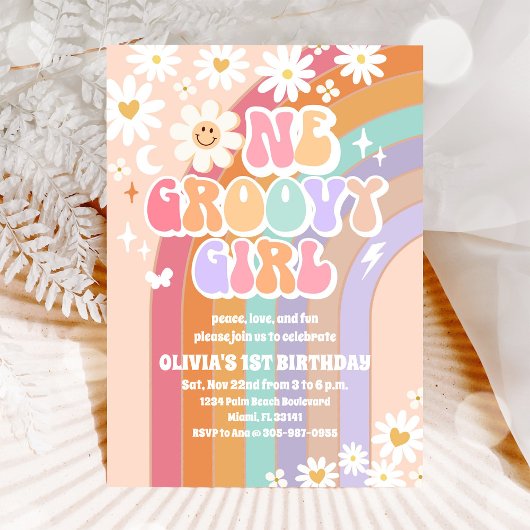 Invitation pour le 1er anniversaire de Groovy Dais
