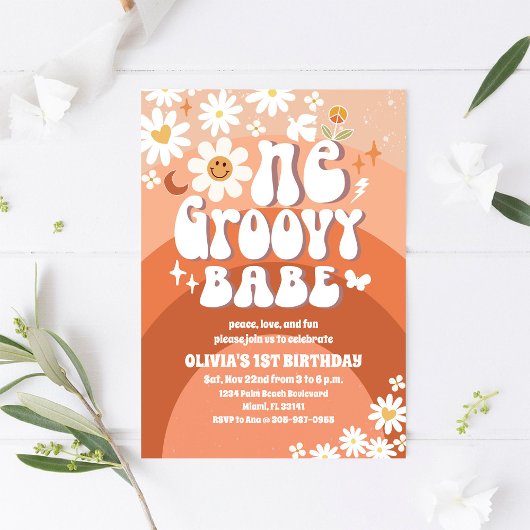 Invitation pour le 1er anniversaire de Groovy Dais