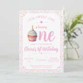 Invitation pour le 1er anniversaire de la douce pe (Debout devant)