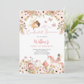 Invitation pour le 1er anniversaire de la fée (Debout devant)