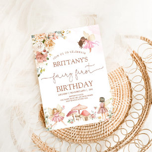 Invitation pour le 1er anniversaire de la Fée de l