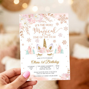 Invitation pour le 1er anniversaire de la Licorne