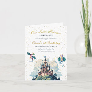Invitation pour le 1er anniversaire de la princess