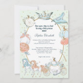 Invitation pour le 1er anniversaire de la princess (Devant)