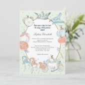 Invitation pour le 1er anniversaire de la princess (Debout devant)