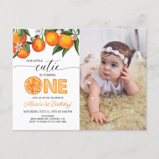 Invitation pour le 1er anniversaire de Little Cuti