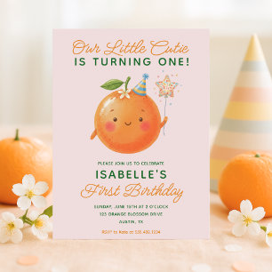 Invitation pour le 1er anniversaire de Little Cuti