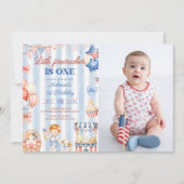 Invitation pour le 1er anniversaire de Little Fire (Devant)