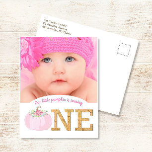 Invitation pour le 1er anniversaire de Little Pump