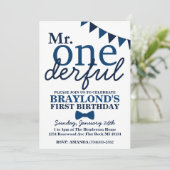 Invitation pour le 1er anniversaire de M. Onederfu (Debout devant)