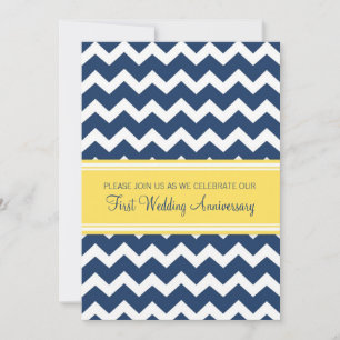 Invitation pour le 1er anniversaire de mariage Che