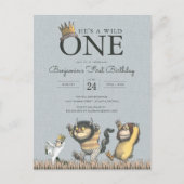 Invitation pour le 1er anniversaire de Max dans "W (Devant)