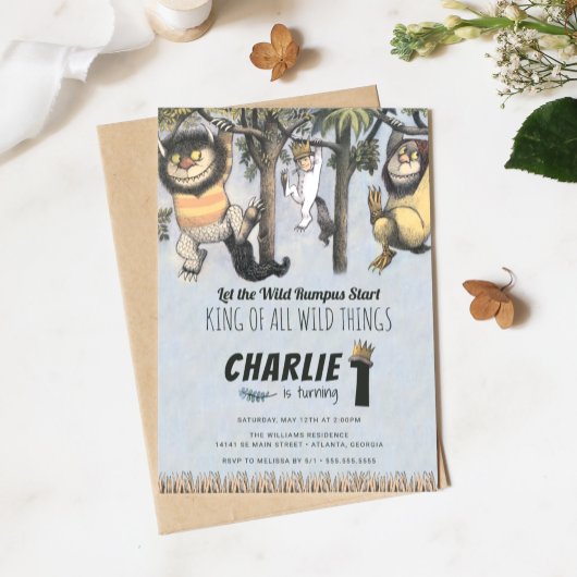 Invitation pour le 1er anniversaire de Max et les