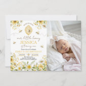 Invitation pour le 1er anniversaire de Notre Petit (Devant)