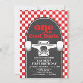 Invitation pour le 1er anniversaire de One Cool Du (Devant)