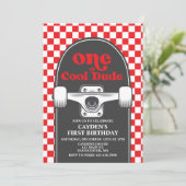 Invitation pour le 1er anniversaire de One Cool Du (Debout devant)