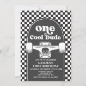 Invitation pour le 1er anniversaire de One Cool Du (Devant)