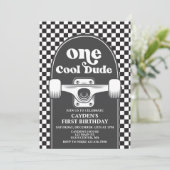 Invitation pour le 1er anniversaire de One Cool Du (Debout devant)