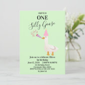 Invitation pour le 1er anniversaire de One Silly G (Debout devant)