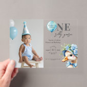 Invitation pour le 1er anniversaire de One Silly G (In situ (ordinateur de poche))
