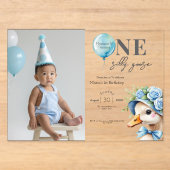 Invitation pour le 1er anniversaire de One Silly G (Recto)