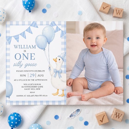 Invitation pour le 1er anniversaire de One Silly G