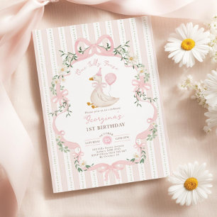 Invitation pour le 1er anniversaire de One Silly G