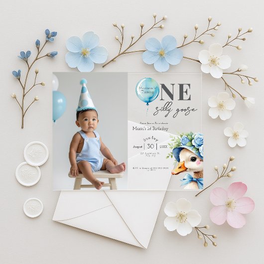 Invitation pour le 1er anniversaire de One Silly G