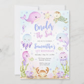 Invitation pour le 1er anniversaire de Oneder The (Devant)